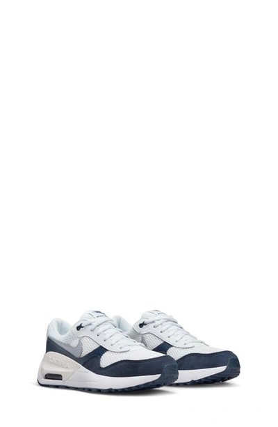 Nike Kids' Air Max Systm Sneaker In White/ Wolf Grey