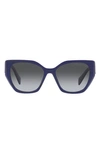 Prada Logo Cat-eye Frame Sunglasses In Marble