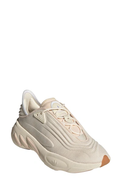 Adidas Originals Adifom Sltn Sneaker In Ecru Tint/bliss Orange/ftwr White