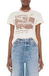 Mother The Boxy Goodie Goodie California Music Fest Tee Shirt In Cmt - California Music Fest