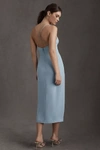 Bhldn Emanuelle Georgette Dress In Blue