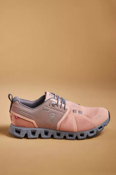 On Cloud 5 Waterproof Sneakers In Pink