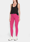 Tom Ford Logo-band Skinny-leg Pants In Fuxia