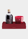DR VRANJES FIRENZE ROSSO NOBILE 8.4 OZ. DIFFUSER AND CANDLE HOLIDAY GIFT SET