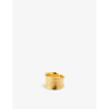 LA MAISON COUTURE AMADEUS NUDO RECYCLED 14CT YELLOW-GOLD VERMEIL RING,62768017