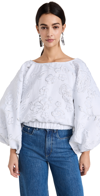 ARIANNE ELMY ALL WHITE GOOD LUCK TOP ALL WHITE XXL
