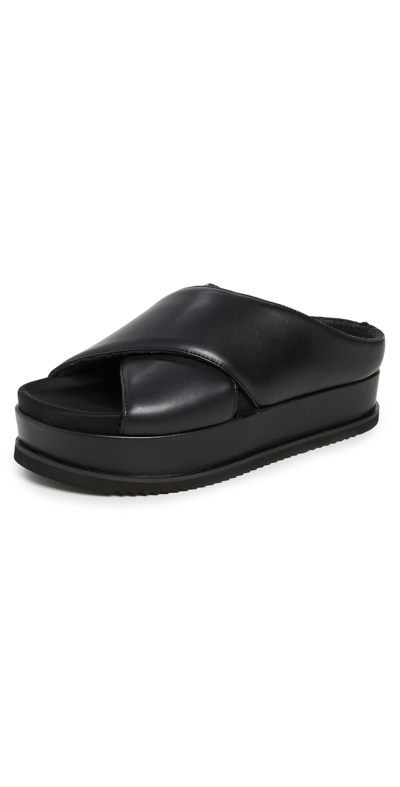 Roam Cross Stack Slides In Black