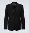 Alexander Mcqueen Wool And Mohair Blazer In Black
