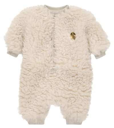 The Animals Observatory Baby Chihuahua Faux Fur Onesie In White