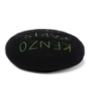 KENZO LOGO EMBROIDERED WOOL BERET
