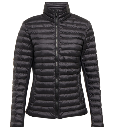 Fusalp Myriam Ribbed-knit Puffer Jacket In Noir