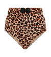 Johanna Ortiz Uganda Leopard Belted Bikini Bottom In Leopard