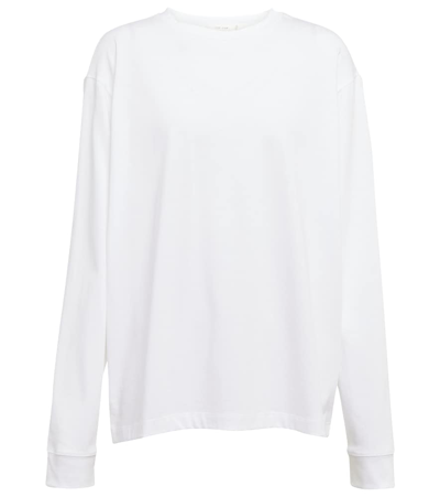 THE ROW CILES LONG-SLEEVED COTTON TOP