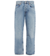 Agolde Wyman Low-rise Straight Jeans In Ratio