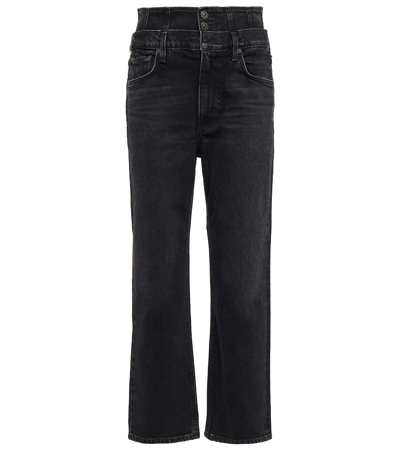 Citizens Of Humanity High-rise Straight Jeans In Sonic