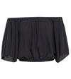 Eres Solal Of-shoulder Blouse In Noir