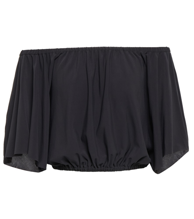Eres Solal Of-shoulder Blouse In Noir