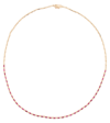 SUZANNE KALAN 18KT ROSE GOLD NECKLACE WITH RUBIES