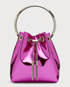 Jimmy Choo Bon Bon Metallic Mini Bag In Fuchsia