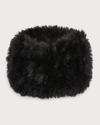 LA FIORENTINA FAUX FUR PLUSH HEADBAND