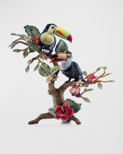 Jay Strongwater Embellished Toucan Tree Objet