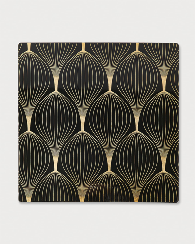 Nomi K Square Modern Placemat In Black