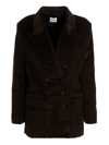 Khaite Tanner Oversized Double-breasted Cotton-corduroy Blazer In Brown