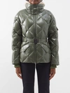 Bogner Amara-ld Down Jacket In Green,khaki