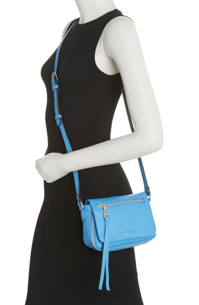 Aimee Kestenberg Sorrento Leather Crossbody Bag In Memphis Blue