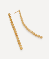 MONICA VINADER X KATE YOUNG 18CT GOLD-PLATED VERMEIL SILVER GEMSTONE COCKTAIL DROP EARRINGS