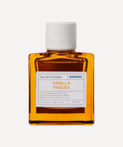 Korres Vanilla Freesia Eau De Toilette 50ml