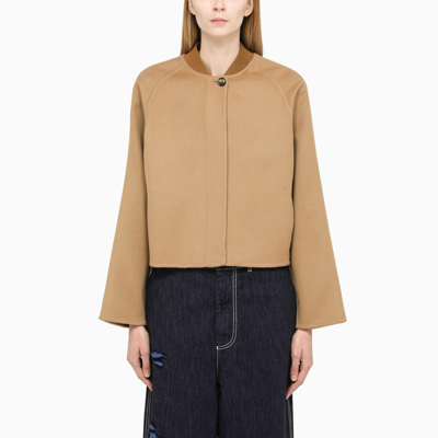 Loewe Button Jacket In Beige