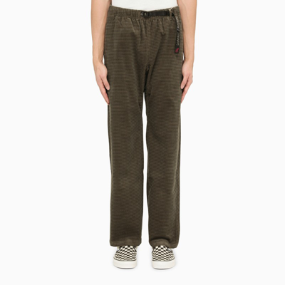 Gramicci Corduroy Mid-rise Straight-leg Cotton Trousers In Olive