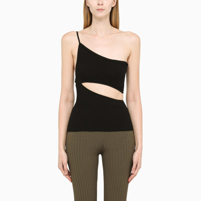 Andreädamo One-piece Top In Black