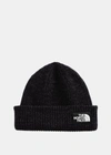 The North Face Fisherman Knit Beanie In Tnf Black
