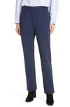 Masai Copenhagen Paige Straight Leg Trousers In Navy Blazer