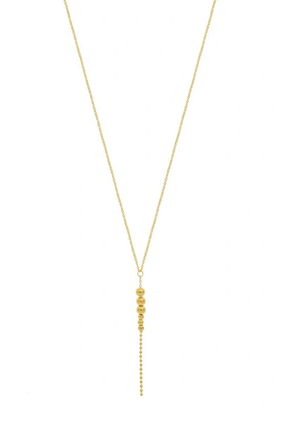 Bony Levy 14k Gold Graduated Bead Pendant Necklace In 14k Yellow Gold