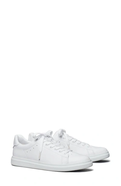 Tory Burch Women's Howell Lace Up Sneakers In Titanium White