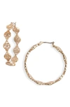 MARCHESA FILIGREE HOOP EARRINGS