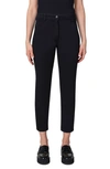 Akris Punto Maru Slim-legs Ankle Stretch Denim Pants In Black