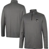 Colosseum Charcoal Loyola Chicago Ramblers Logo Quarter-zip Windshirt In Charcoal