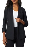 Jones New York One-button Compression Jacket In Jones Black