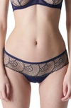 Simone Perele Reflet Boyshorts In Midnight