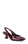 Katy Perry The Laterr Slingback Square Toe Pump In Burgundy