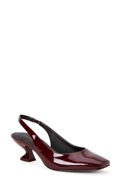 Katy Perry The Laterr Slingback Square Toe Pump In Burgundy