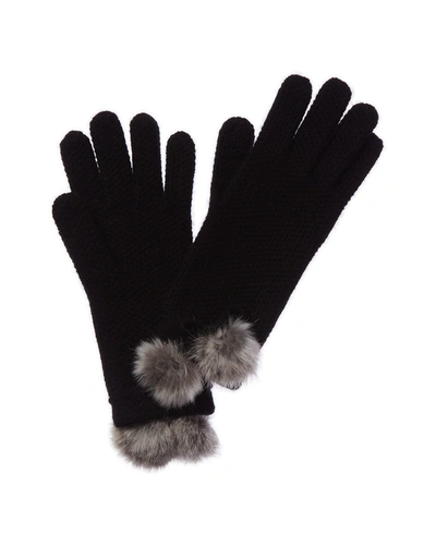 Phenix Cashmere Honeycomb Glove In Nocolor