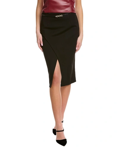 Gracia Wrap Skirt In Black