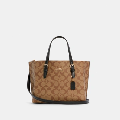 Coach Outlet Mollie Tote 25 In Signature Canvas In Multi