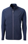 Cutter & Buck Recycled Polyester Jacket In Navy Blue