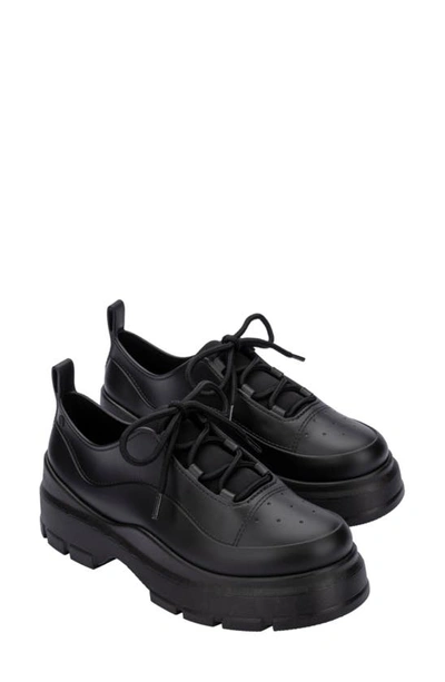 Melissa Funky Water Resistant Platform Sneaker In Black/ Black